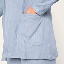 "As Is" HUE 3-piece Ribbed Knit Lounge Set