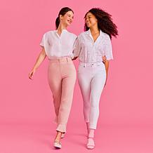 "As Is" HUE Button-Front Tunic