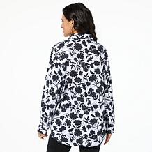 "As Is" HUE Long Sleeve Nap Shirt
