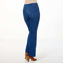 "As Is" IMAN Global Chic Pull-On Bootcut Trouser Jean