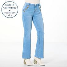 "As Is" IMAN Global Chic Sailor Jean