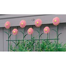 "As Is" Improvements 2-piece 16" Metal Flower Fence
