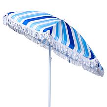 "As Is" Improvements 6.5' Fringe Umbrella with Base