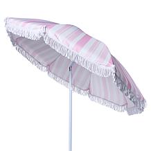 "As Is" Improvements 6.5' Fringe Umbrella with Base