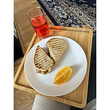 "As Is" Improvements Bamboo Sofa Arm Tray/Table - Set of 2