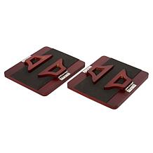 "As Is" Improvements Bamboo Sofa Arm Tray/Table - Set of 2