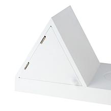 "As Is" Improvements Book Rest Clock w/Light and Storage 2-pack