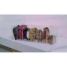 "As Is" Improvements Clear Acrylic Storage Box with Compartments