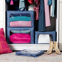 "As Is" Improvements Collapsible Storage Bins - Set of 4