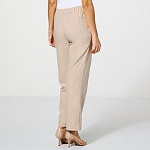 "As Is" Jaclyn Smith Straight-Leg Pull-On Pant