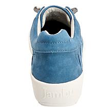 "As Is" Jambu Chloe Leather Casual Step-In Sneaker