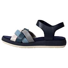 "As Is" Jambu Helena Leather Wedge Sandal