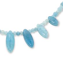 "As Is" Jay King Sterling Silver Aquamarine Necklace
