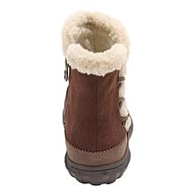 "As Is" JBU Briar Ankle Boot with Faux Shearling Fur Detail