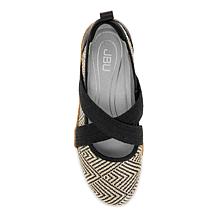 "As Is" JBU by Jambu Elm Raffia Casual Mary Jane Shoe