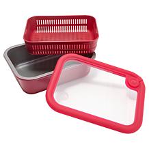 "As Is" Joy CleanBoss Microwave Safe 9pc Food Storage & More Mega Set