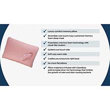 "As Is" JOY CleanBoss NEW 5-Star Luxe Comfort Memory Foam
Pillow & ...