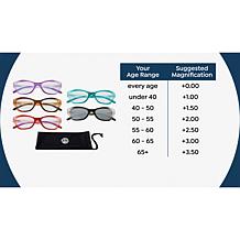 "As Is" Joy CleanBoss Ombre Retro 6-piece Reader Set
