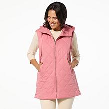 "As Is" Joy Collection Luxe Performance All-Weather Chic Puffer Vest