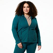 "As Is" Joy Collection Luxe Performance Ultra Smooth Zip Up Jacket
