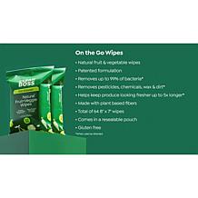 "As Is" JOY Eat Cleaner 64-count Fruit & Veggie Produce Cleaner To-...