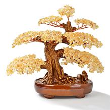 "As Is" KALIFANO Gemstone Bonsai Tree of Life Sculpture