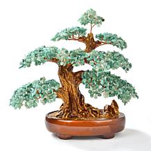 "As Is" KALIFANO Gemstone Bonsai Tree of Life Sculpture