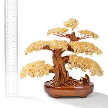 "As Is" KALIFANO Gemstone Bonsai Tree of Life Sculpture