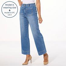 "As Is" kathy ireland© Fashion 360 Marie Wide-Leg Jean