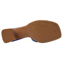 "As Is" Kenneth Cole New York Harper Leather Block Heel Sandal