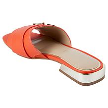 "As Is" Kenneth Cole New York Irene Leather Slip-On Sandal