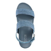 "As Is" Kenneth Cole Reaction Debra Crystal-Accented Slip-On Sandal
