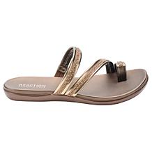 "As Is" Kenneth Cole Reaction Gia Rhinestone-Embellished Slip-On Sa...