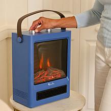 "As Is" LivePure 15" 1500W Crackle & Glow Heater and Fan