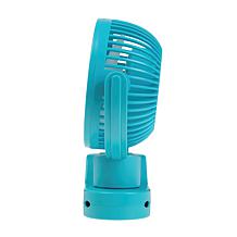 "As Is" Living Glow Fan Rechargeable Power Bank with LED Light