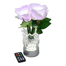 "As Is" Living Glow Rechargeable LED Color Changing Flower Light - ...