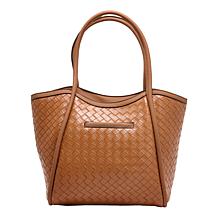 "As Is" London Fog Hannah Woven Shopper Tote