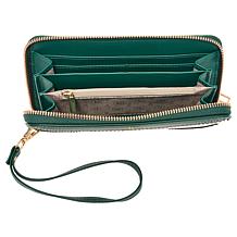 "As Is" London Fog Oversized Canvas Satchel and Wallet Set