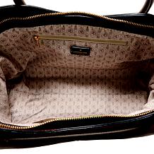 "As Is" London Fog Raily Faux Suede Tote Handbag with Strap