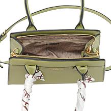 "As Is" London Fog Roslyn Top Handle Satchel with Scarf