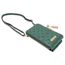 "As Is" London Fog Wanderlust Logo-Embossed Phone Crossbody Bag