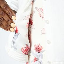 "As Is" Mark & James by Badgley Mischka Ruffle Neck Cardigan