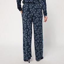"As Is" Mark + James by Badgley Mischka Printed Pant With Elastic W...