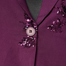 "As Is" MarlaWynne Embellished Sequin Jacket