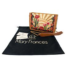 "As Is" Mary Frances Hand-Beaded Crossbody Handbag