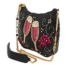 "As Is" Mary Frances Handbag Hand-Beaded Crossbody/Clutch