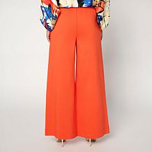 "As Is" Megan Renee Cotton Twill Wide Leg Pant