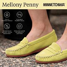 "As Is" Minnetonka Mellony Suede Moccasin Penny Loafer
