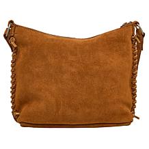 "As Is" Minnetonka Nizhoni Hand-Beaded Suede Handbag