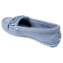 "As Is" Minnetonka® Nizhoni Hand-Beaded Suede Moccasin
